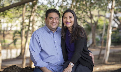 Raúl y Alexandra Hurtado